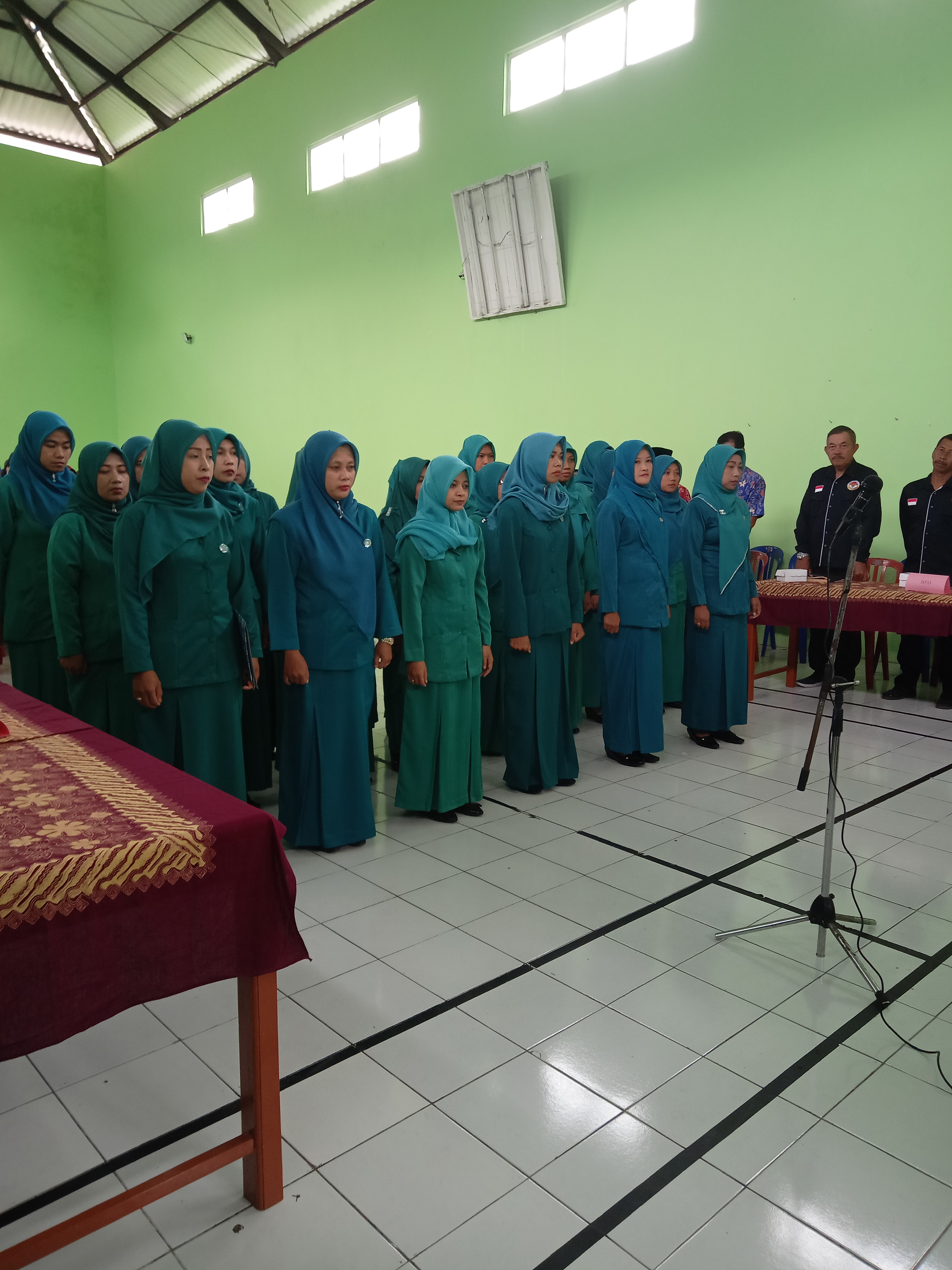 PENGUKUHAN TIM PENGGERAK PKK DESA WIDOROKANDANG