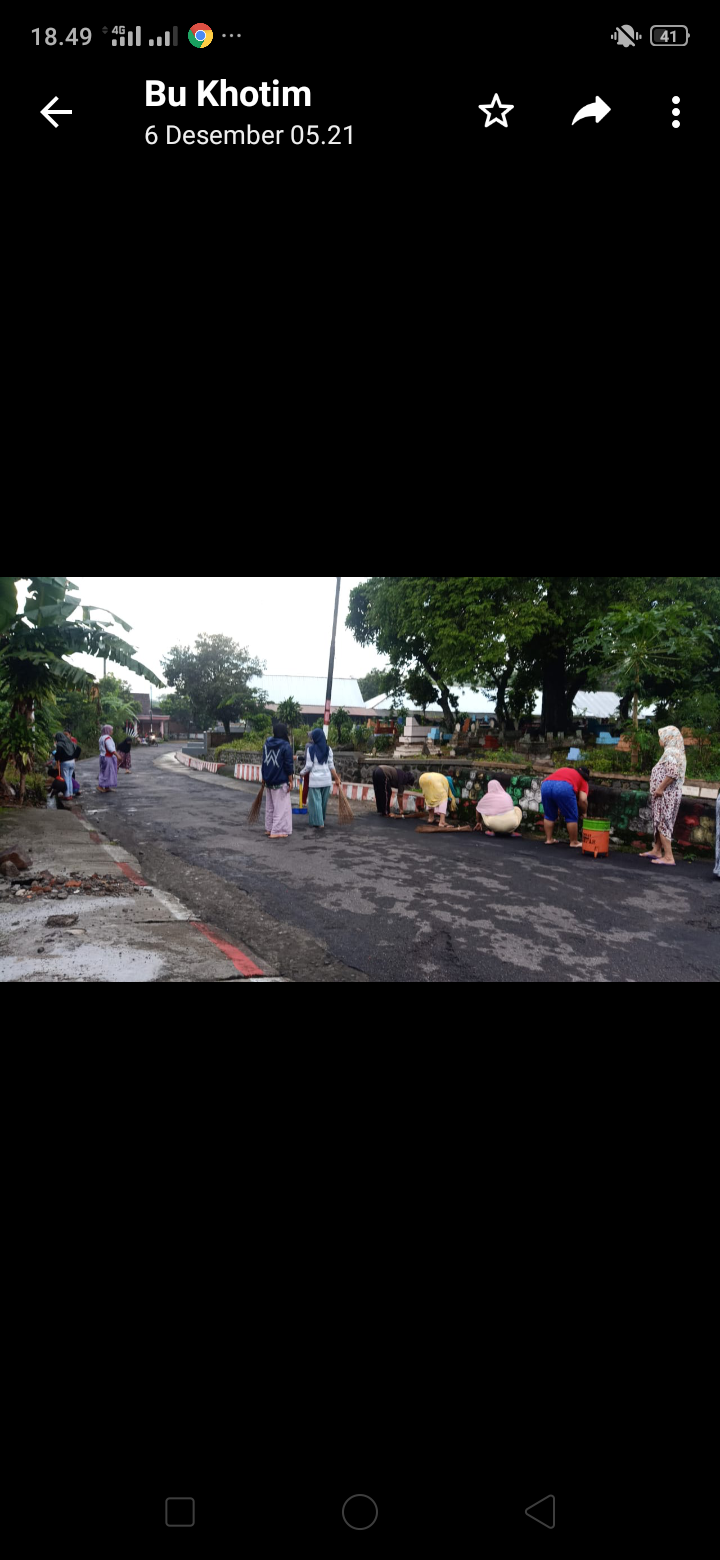 MINGGU BERSIH DI RT 01 RW 03 DSN MEDELAN